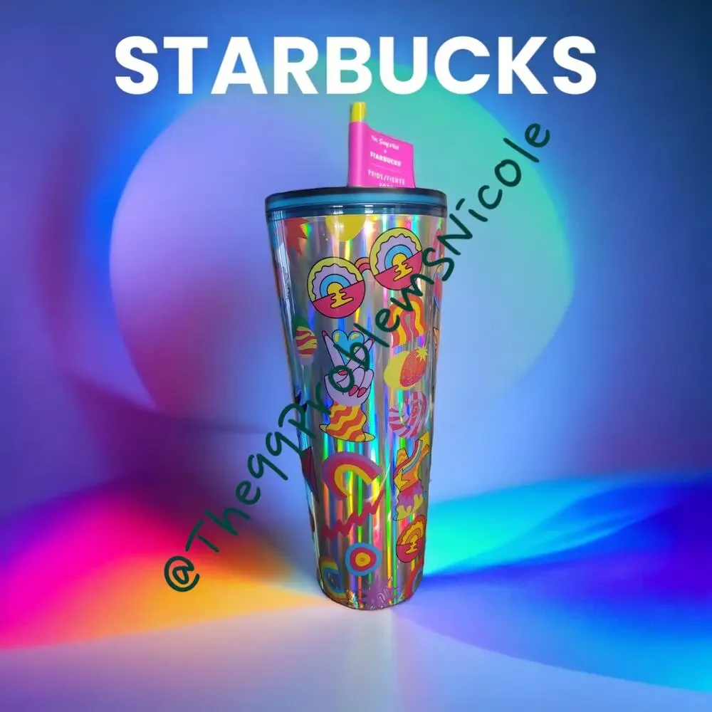 Starbucks x Tim Singleton Silver Pride Tumbler